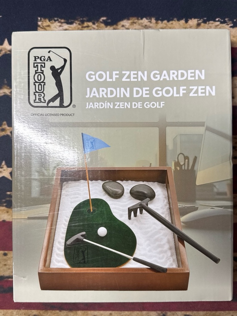 PGA Tour White Box with Barcode and MSRP Label